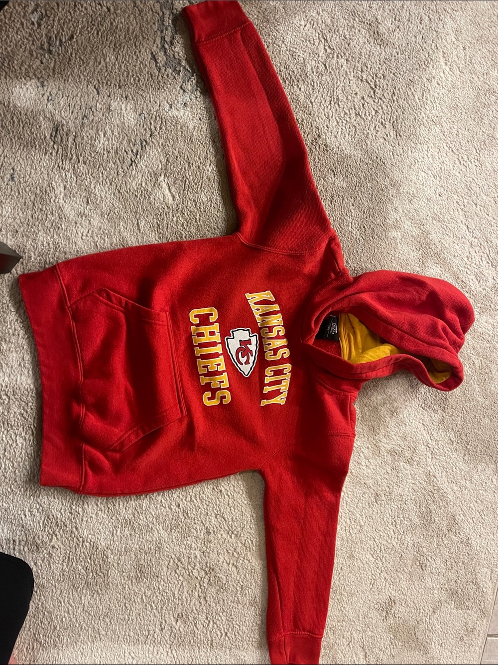 Kansas City Chiefs Red Kids Hoodie - Team Logo Pullover